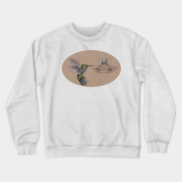 Close Encounters (of the very Small kind) Crewneck Sweatshirt by justteejay